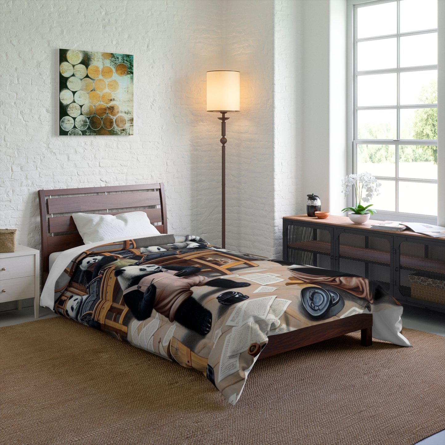 Printing Pandamonium Comforter