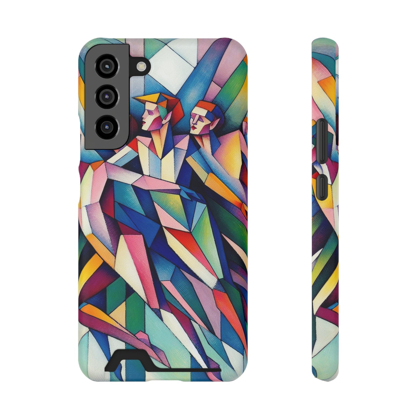 Picasso's Pixies Phone Case with Card Holder - GALAXY