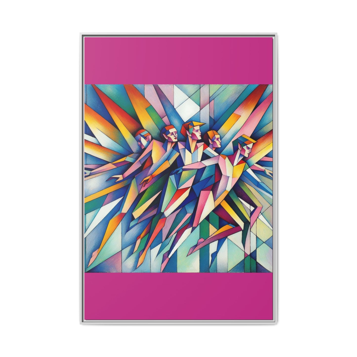 Picasso's Pixies Canvas, Framed (Multi-color)