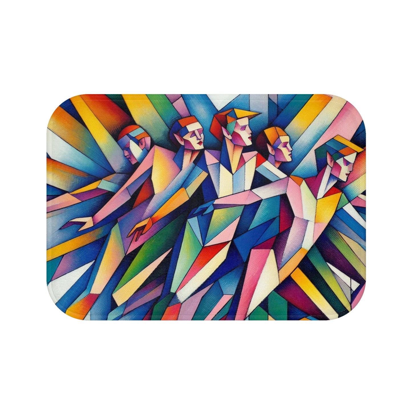 Picasso's Pixies Bath Mat