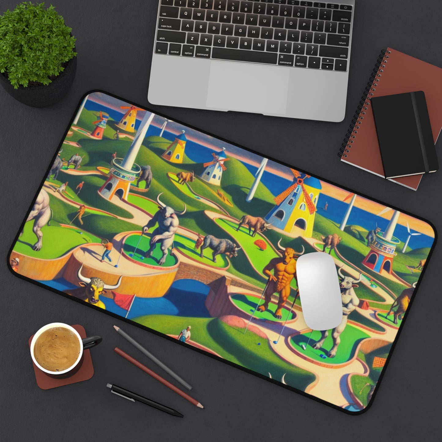 Mini-taur Golf Desk Mat
