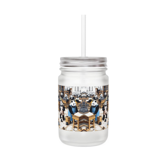 Printing Pandamonium Mason Jar Tumbler