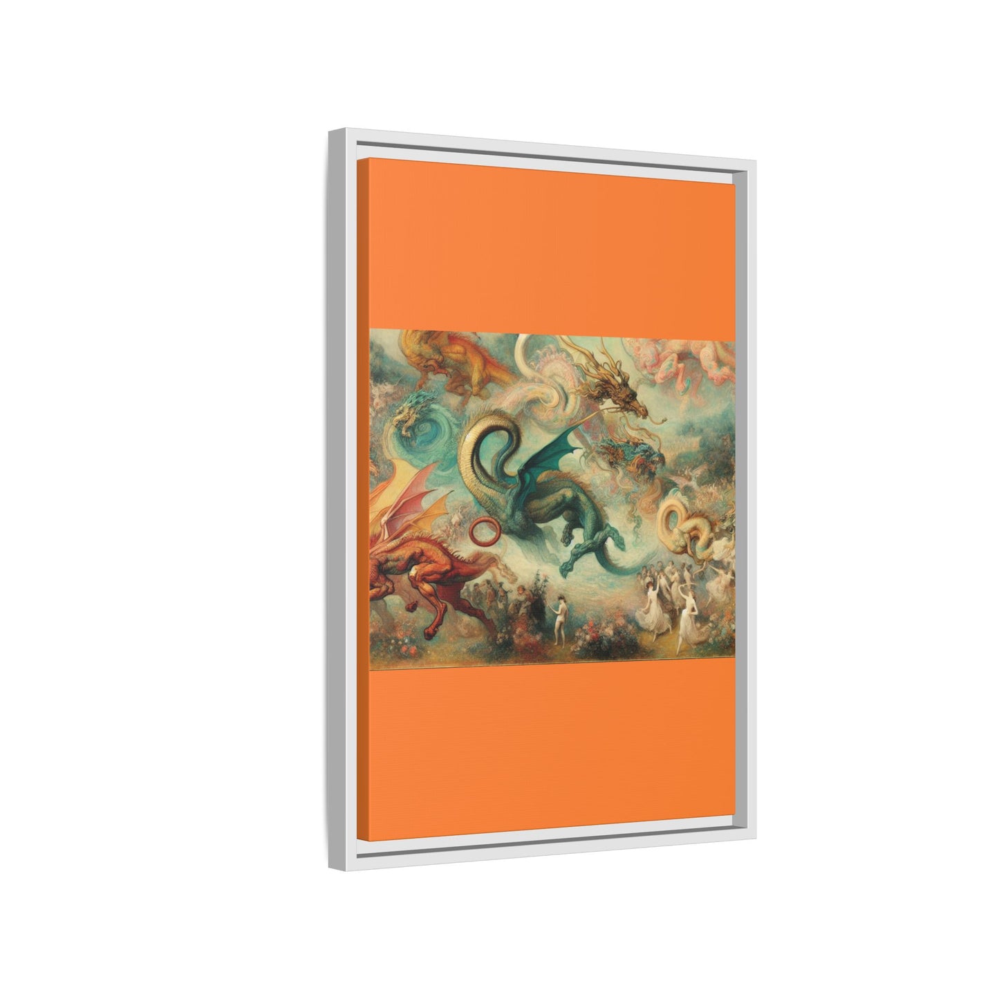 Degas Dreams of Dragons Canvas, Framed (Multi-color)
