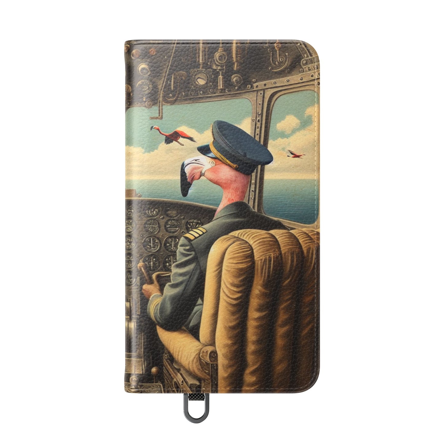 Flamingo Flight Deck Flip Case - iPhone/Galaxy