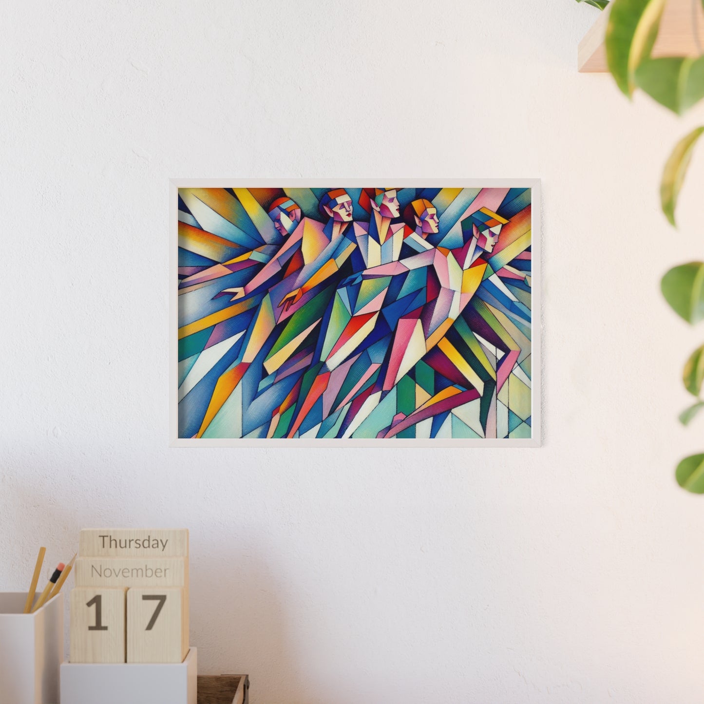 Framed Picasso's Pixies Poster