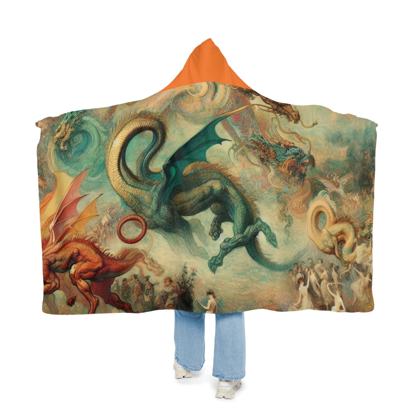 Degas Dreams of Dragons Snuggle Blanket