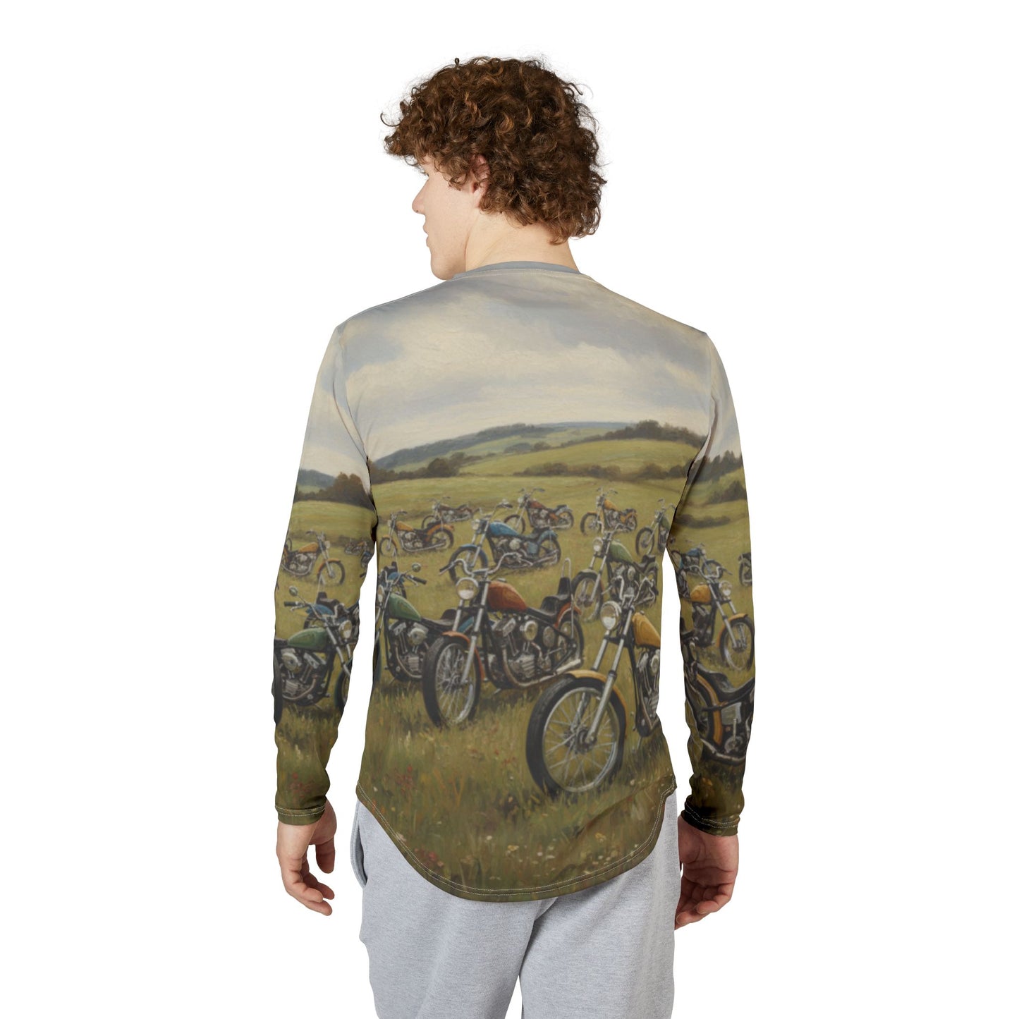 Wild Motorcycles UV protecting All Over Print Long Sleeve Shirt