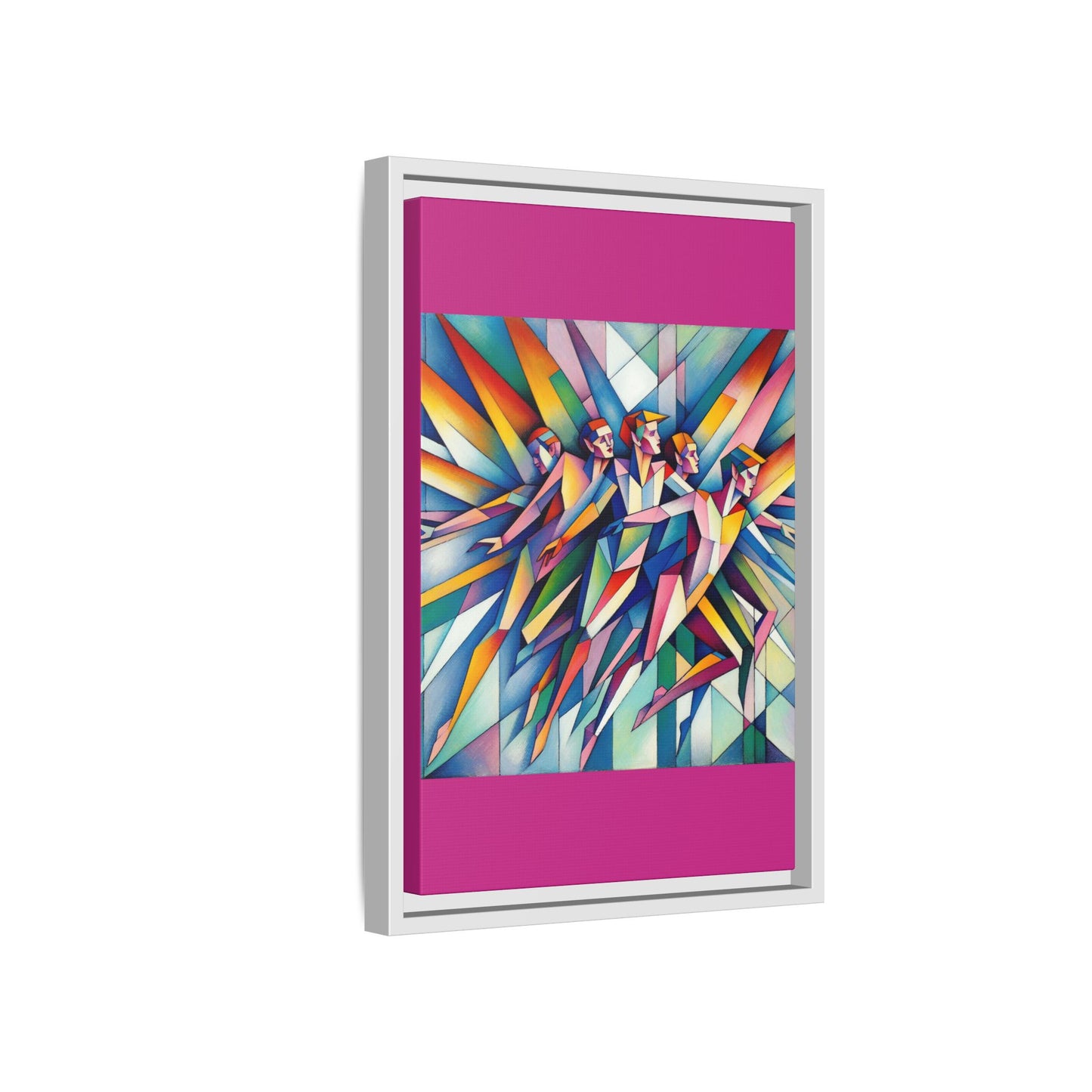 Picasso's Pixies Canvas, Framed (Multi-color)