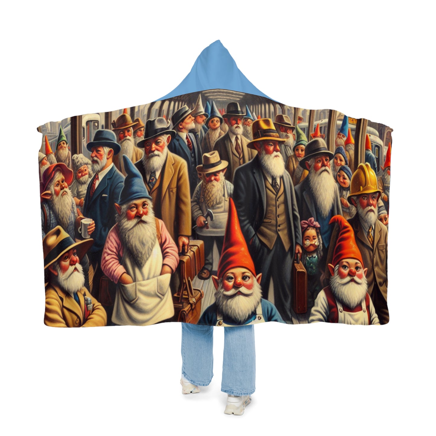 The Gnome-mute Home Snuggle Blanket