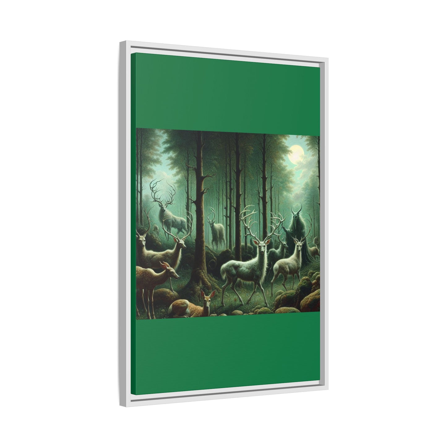 Wendigo Shepherd Canvas, Framed (Multi-color)