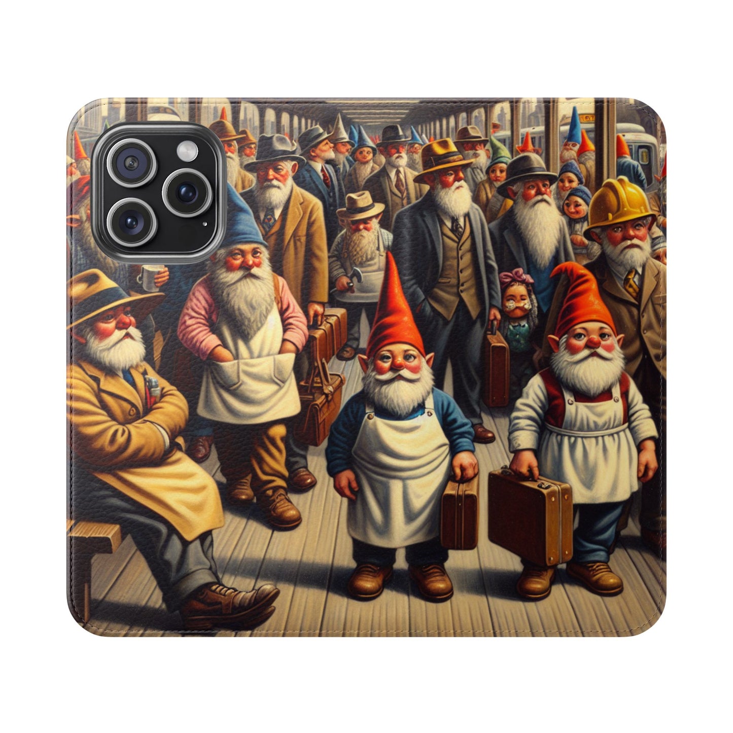 The Gnome-mute Home Flip Case - iPhone/Galaxy