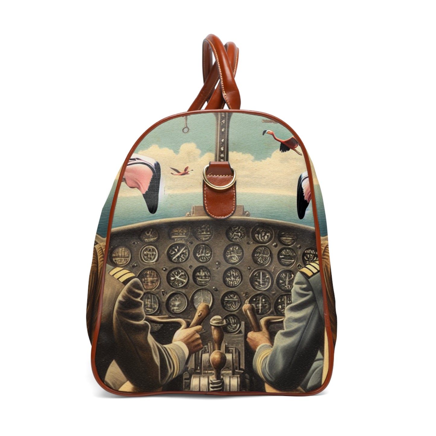 Flamingo Flight Deck Waterproof Travel Bag