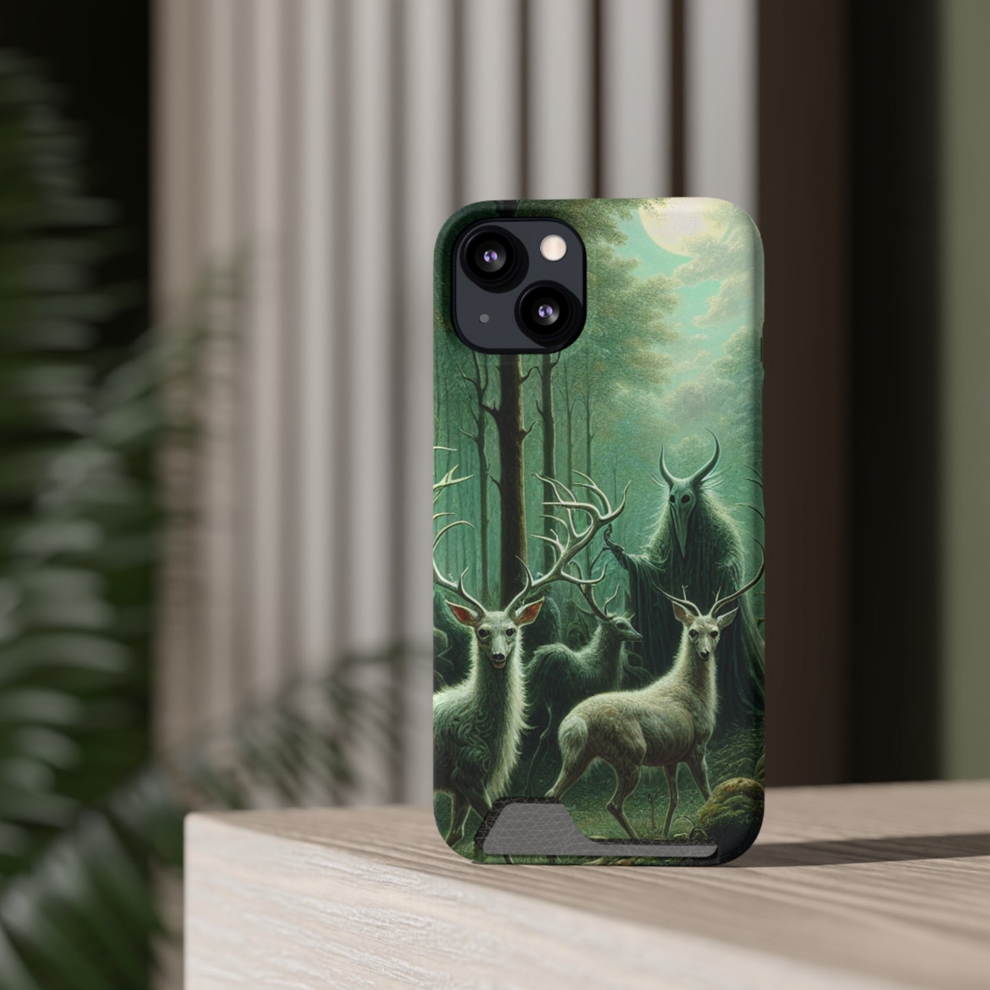 Wendigo Shepherd Phone Case with Card Holder - IPHONE