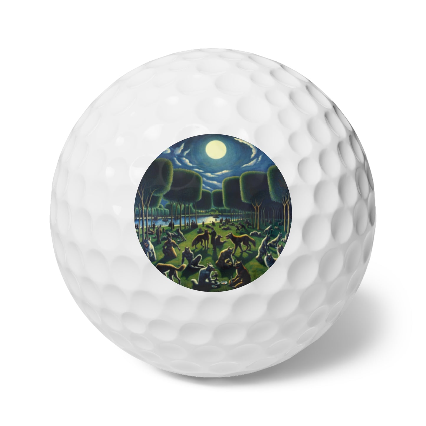 Werewolves at the Waterfront Golf Balls, 6pcs