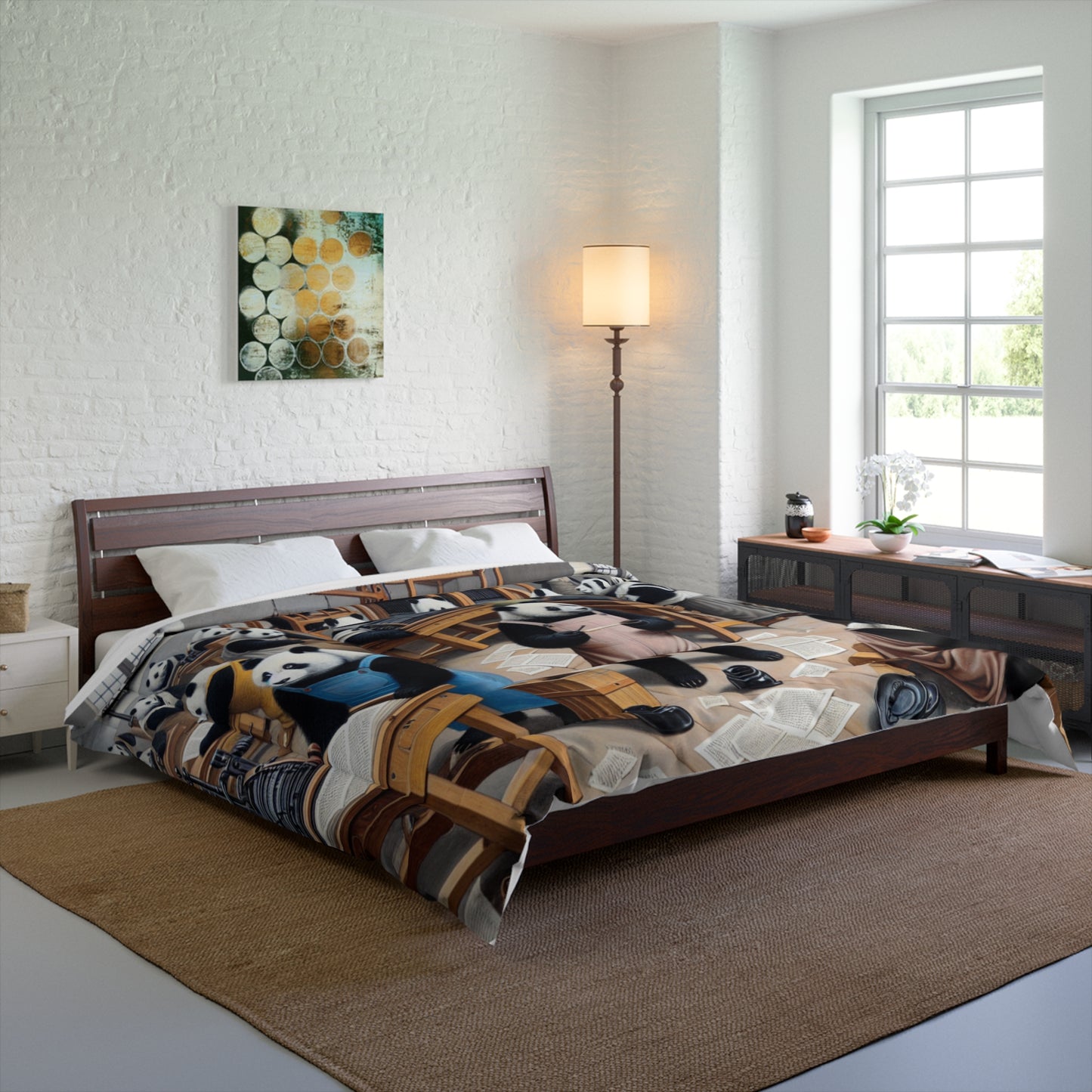 Printing Pandamonium Comforter