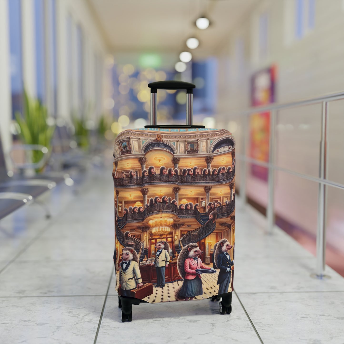 Hedgehog Hotel Luggage Cover