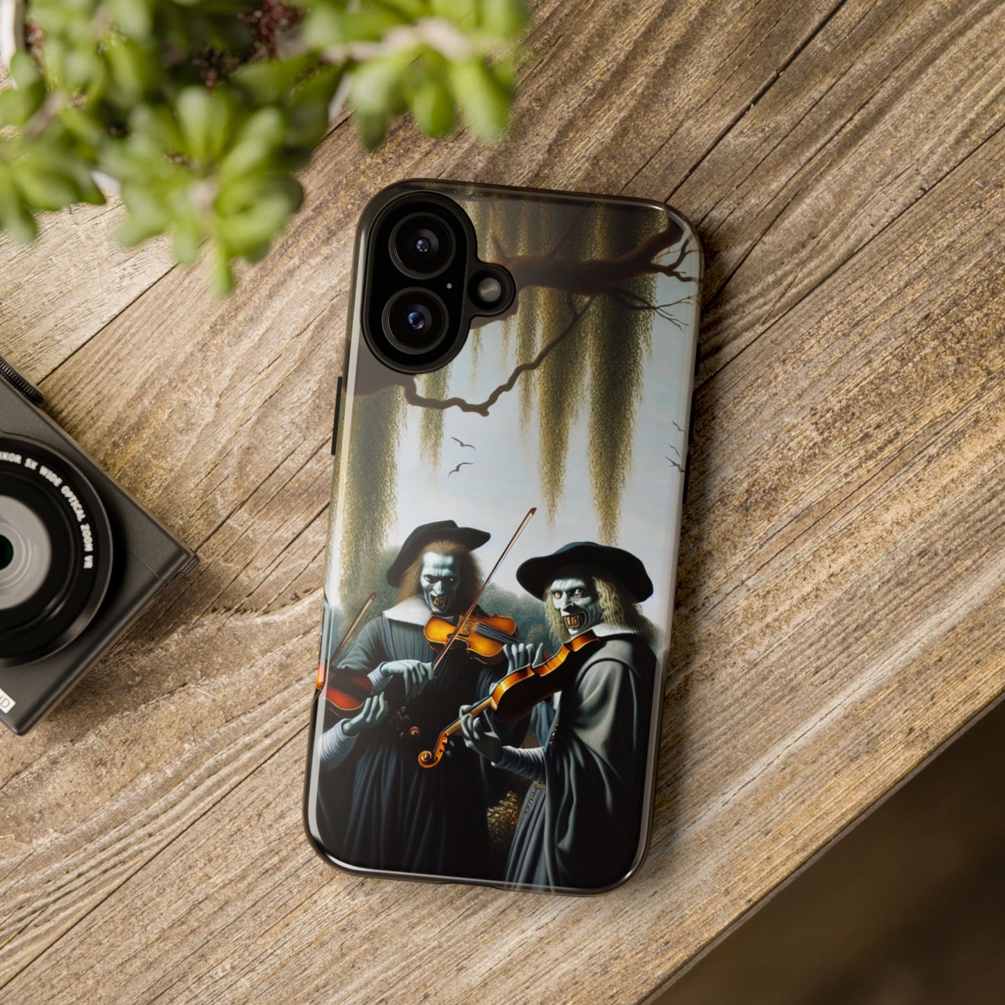 Vermeer's Vampire Violinists Phone Case - IPHONE