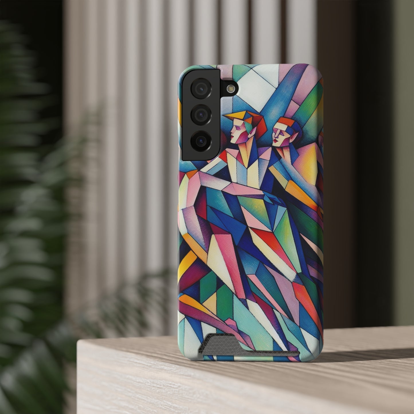 Picasso's Pixies Phone Case with Card Holder - GALAXY