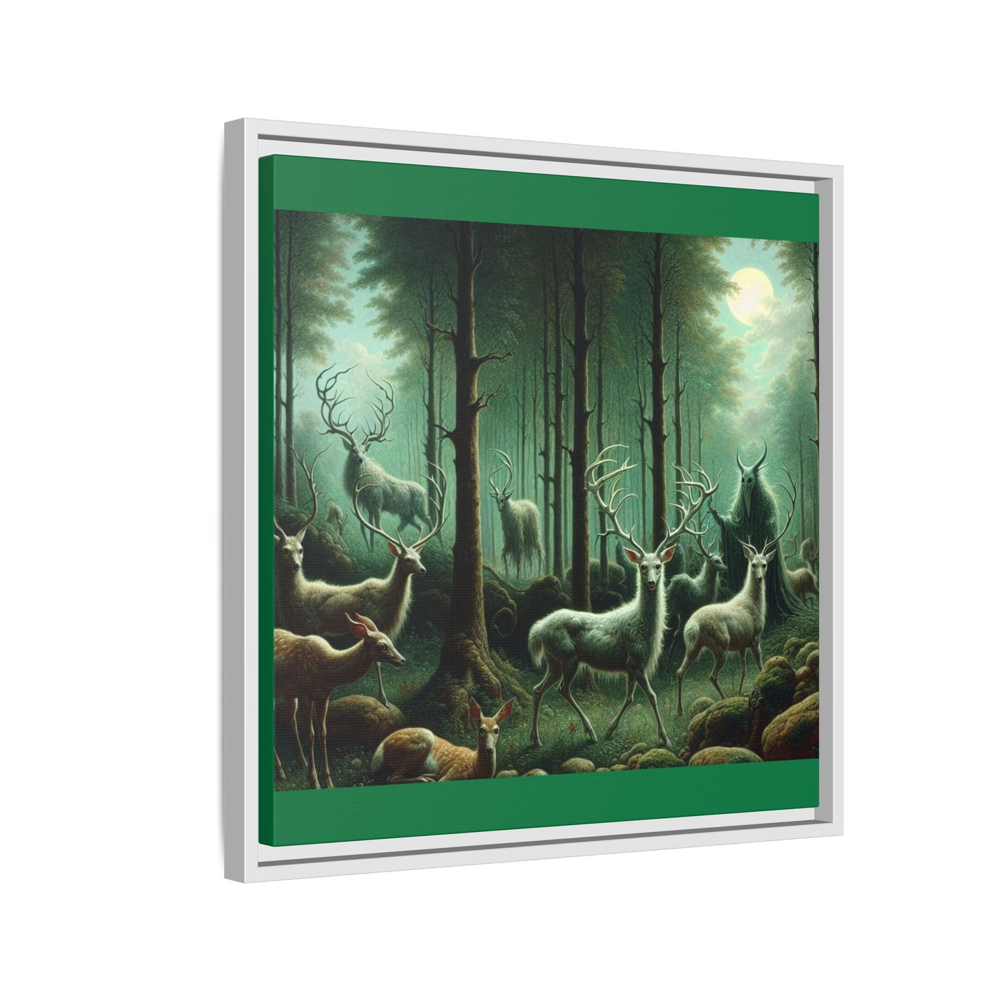 Wendigo Shepherd Canvas, Framed (Multi-color)