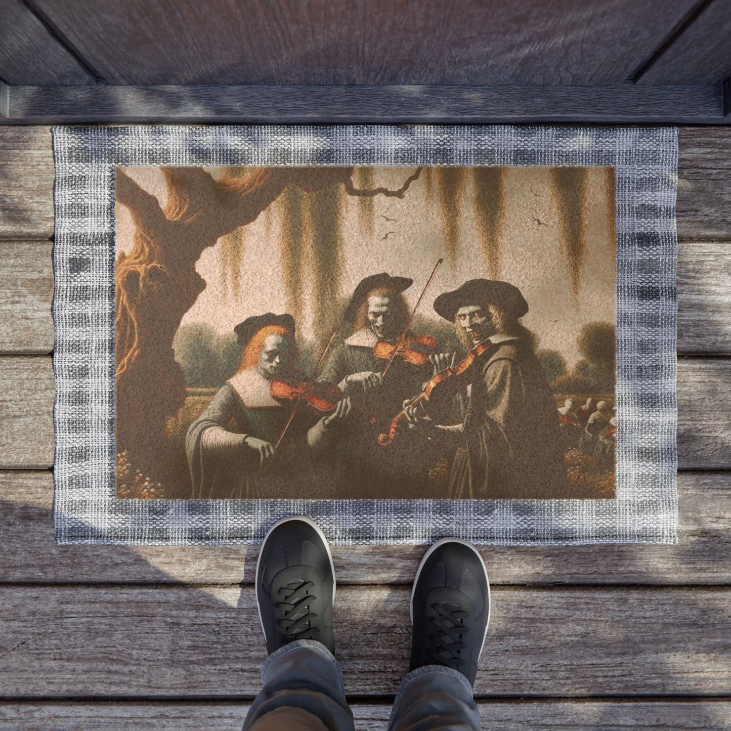 Vermeer's Vampire Violinists Doormat