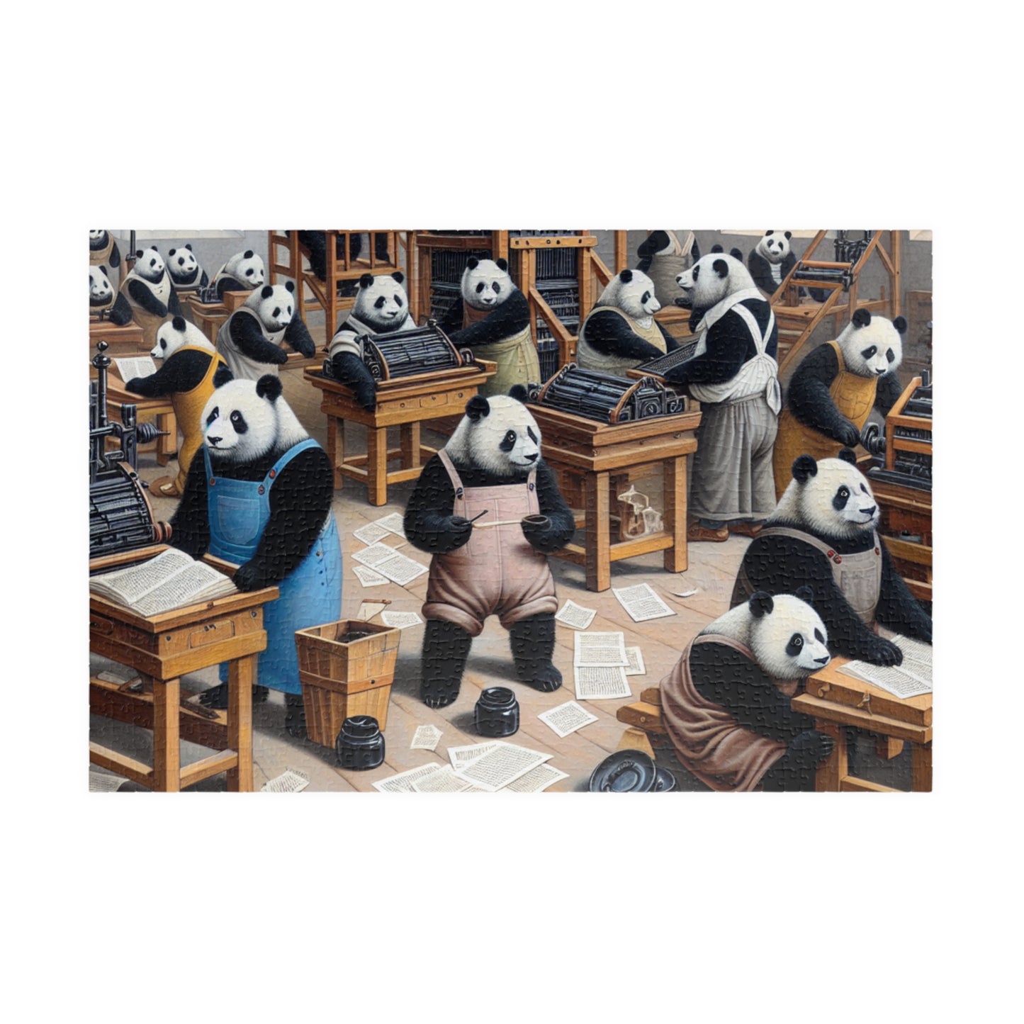 Printing Pandamonium Puzzle (110, 252, 520, 1014-piece)