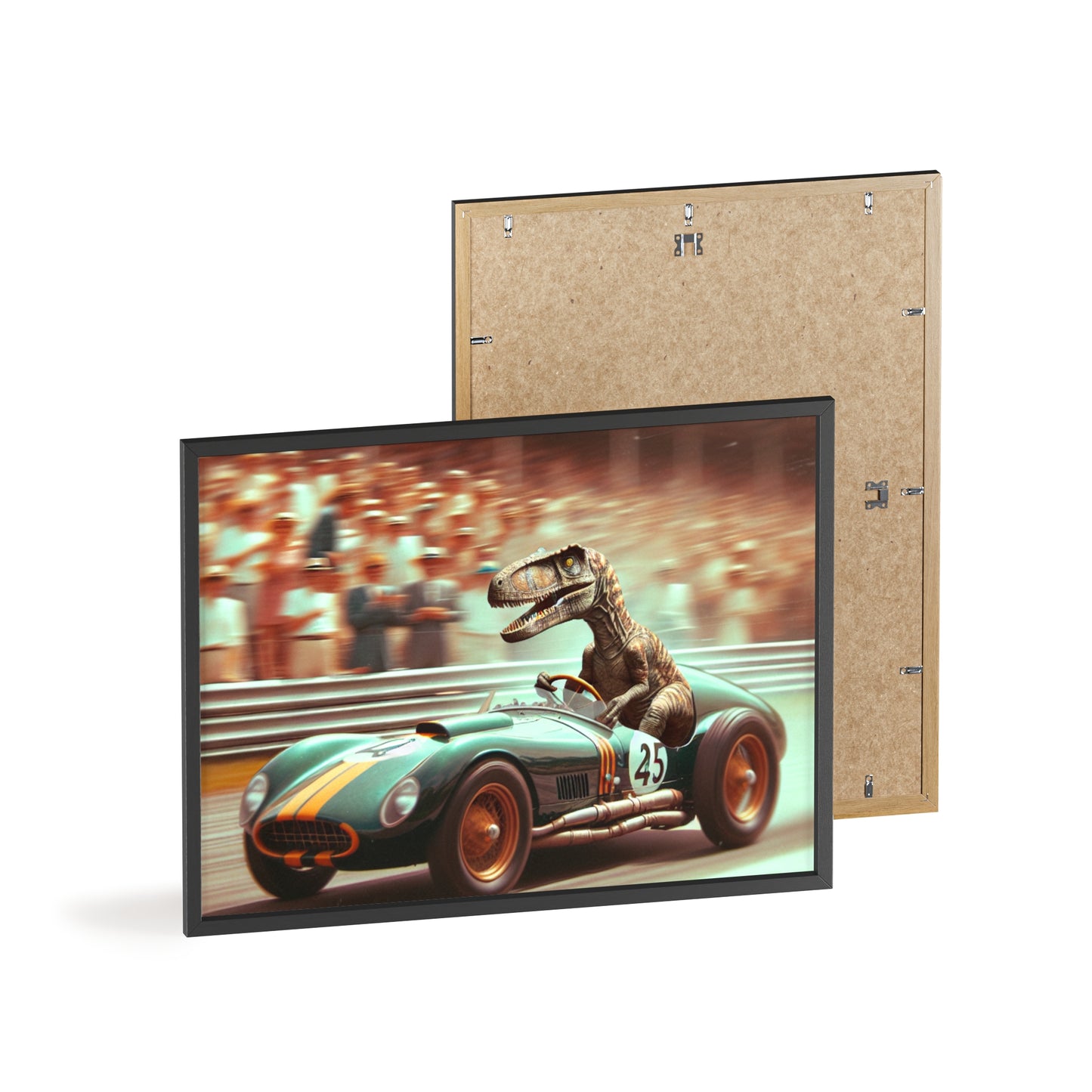 Framed Velocity Raptor Poster