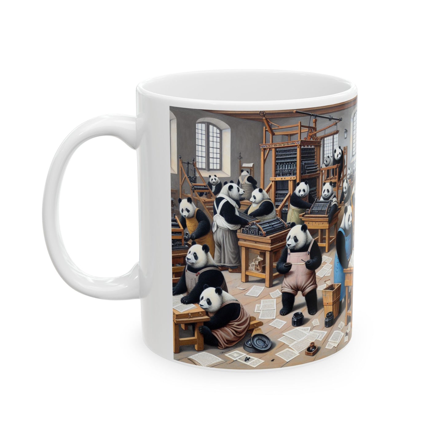 Printing Pandamonium Ceramic Mug