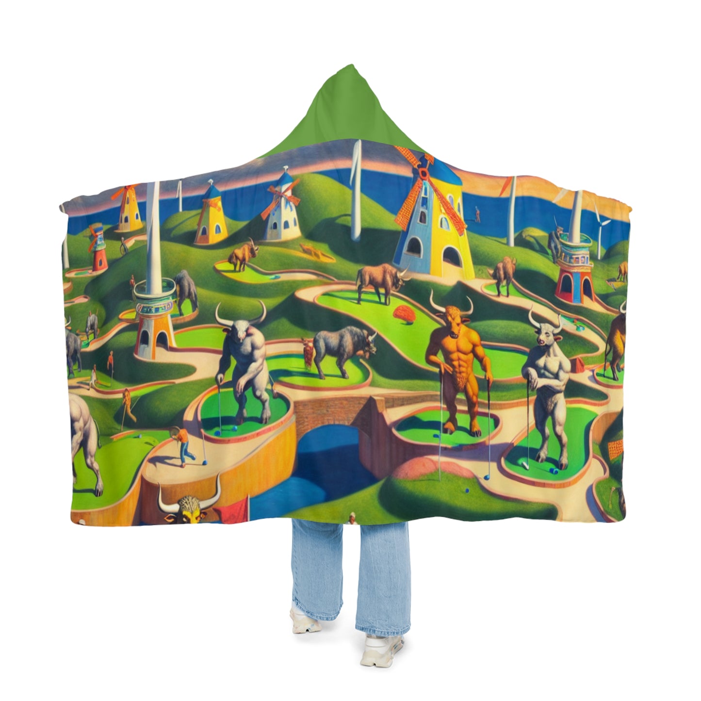 Mini-taur Golf Snuggle Blanket