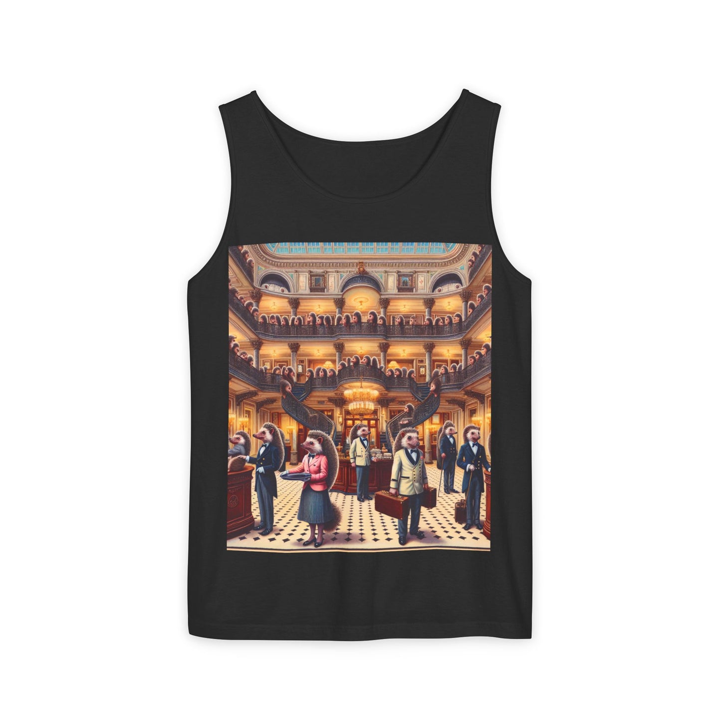 Hedgehog Hotel Unisex Tank Top