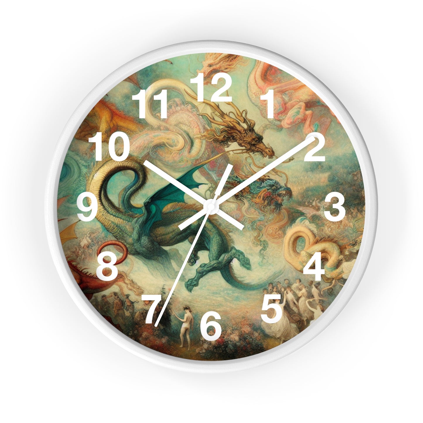 Degas Dreams of Dragons Wall Clock