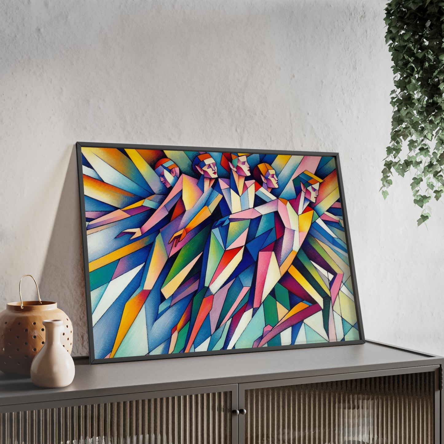 Framed Picasso's Pixies Poster