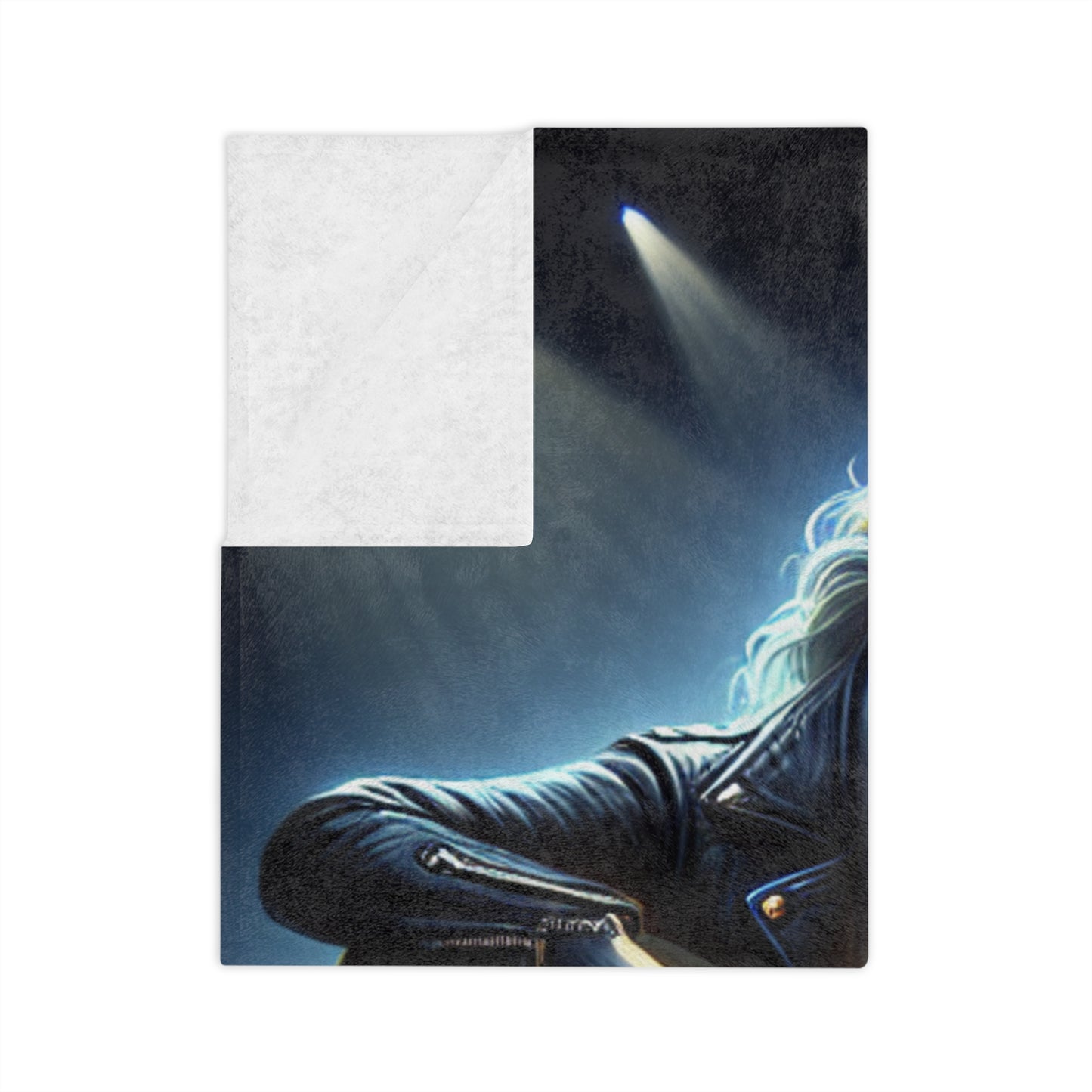 Unicorn Unplugged Velveteen Microfiber Blanket