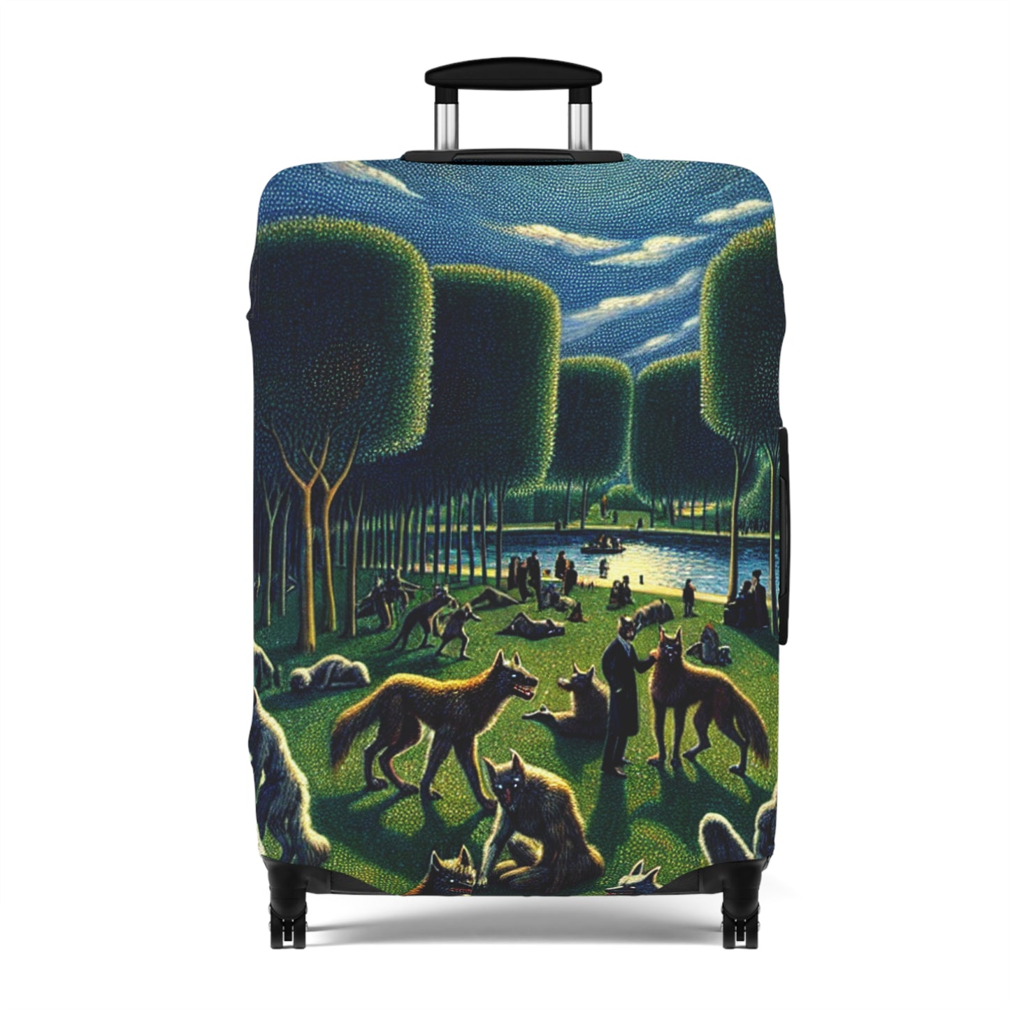 Werewolves at the Waterfront Luggage Cover