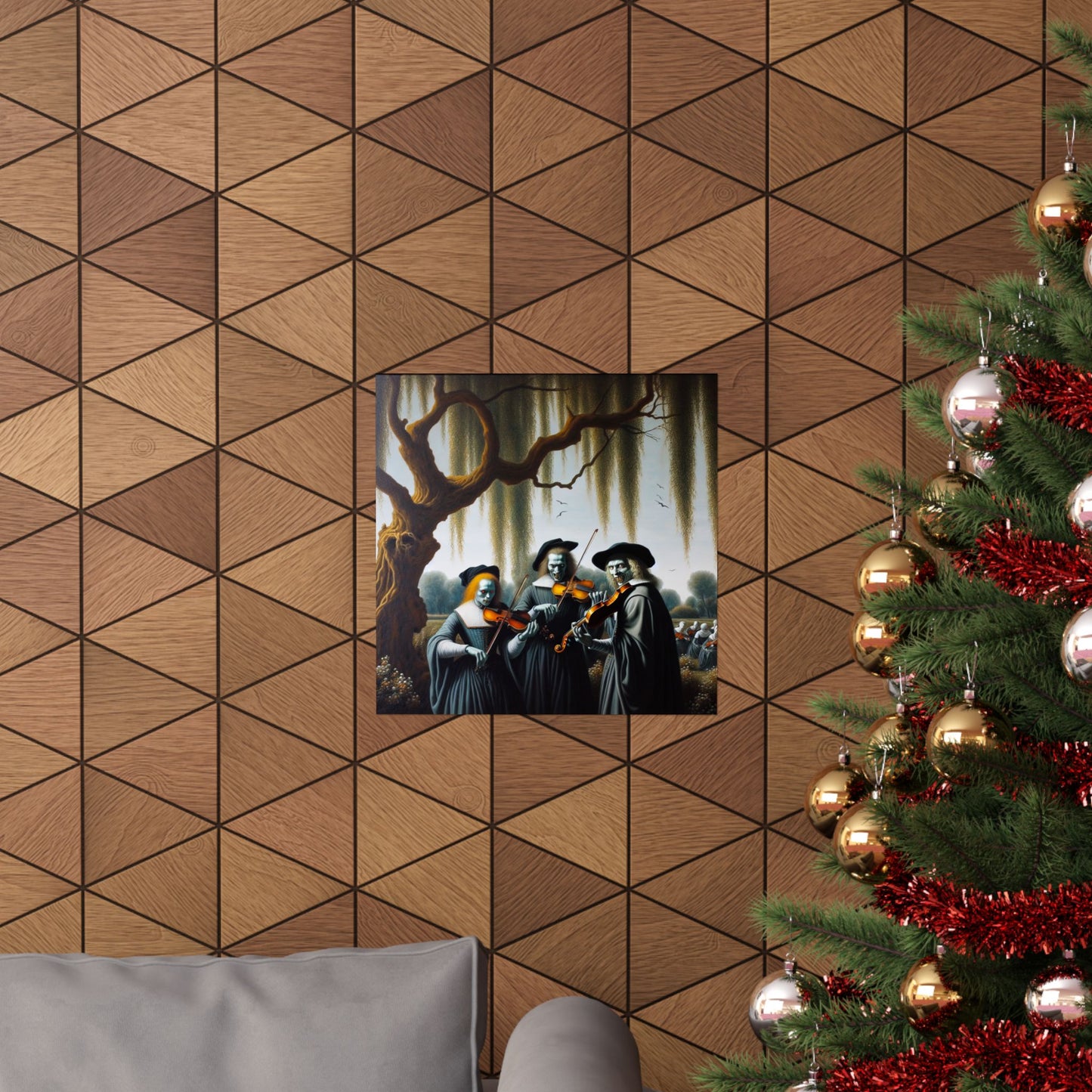 Vermeer's Vampire Violinists Poster