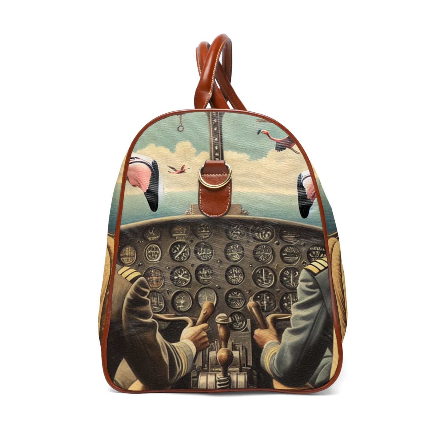 Flamingo Flight Deck Waterproof Travel Bag