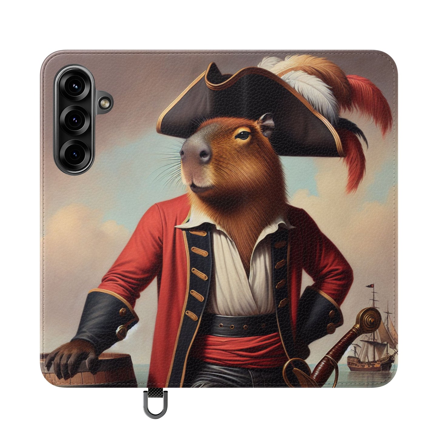 Captain Capybara Flip Case - iPhone/Galaxy