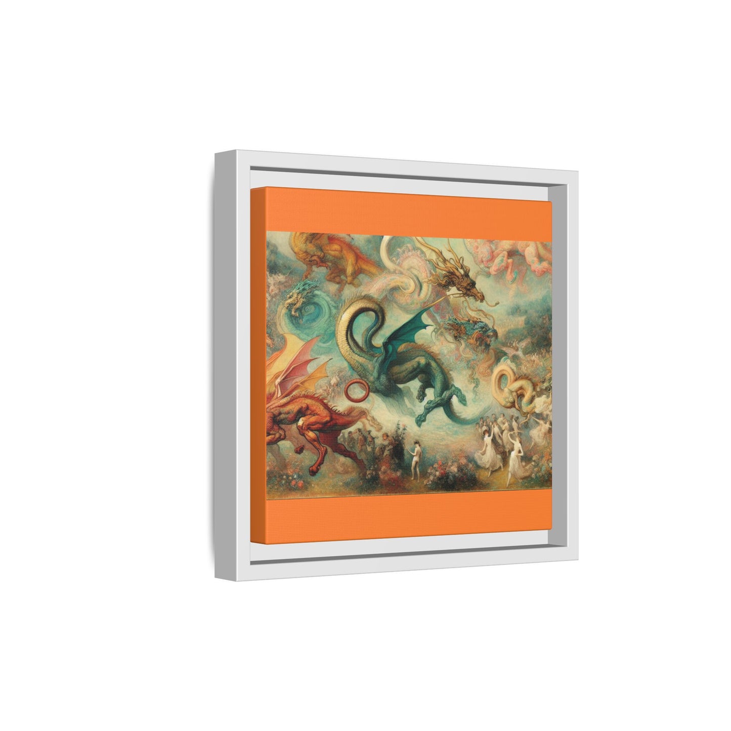 Degas Dreams of Dragons Canvas, Framed (Multi-color)