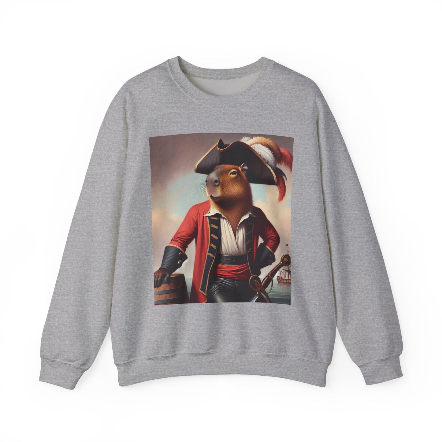 Captain Capybara Crewneck Sweatshirt