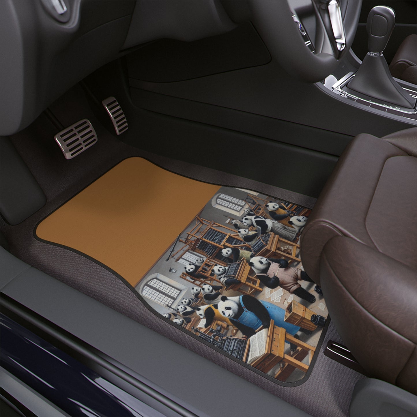 Printing Pandamonium Car Floor Mat