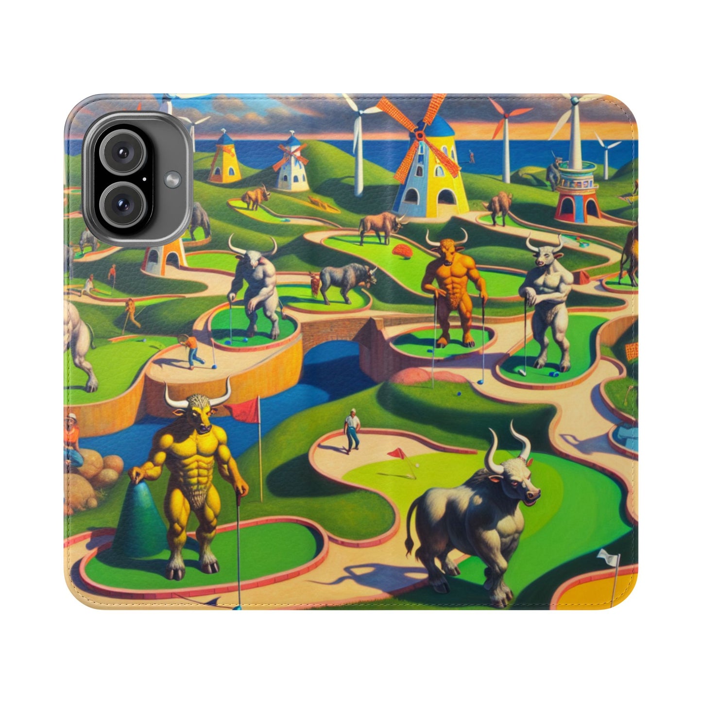 Mini-taur Golf Flip Case - iPhone/Galaxy