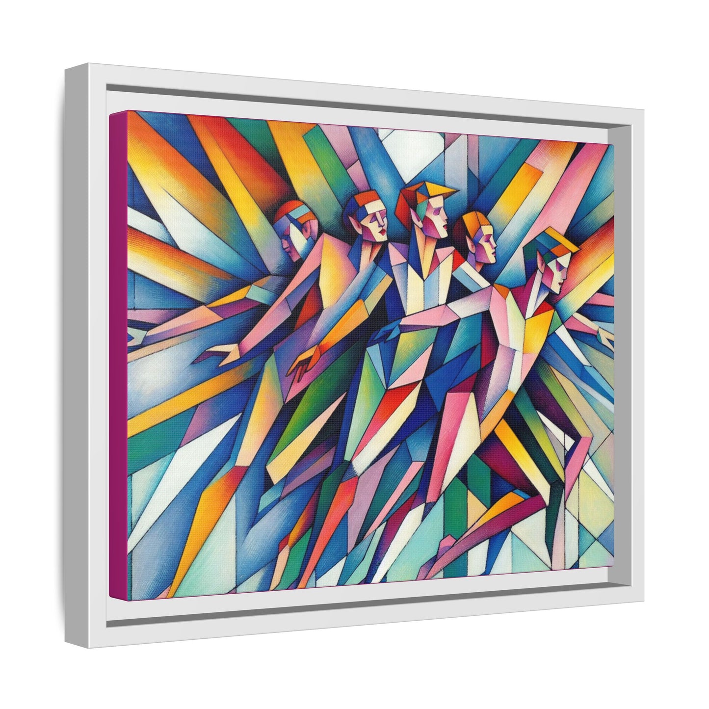 Picasso's Pixies Canvas, Framed (Multi-color)