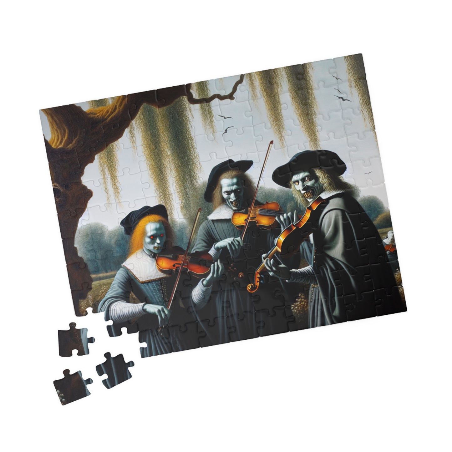 Vermeer's Vampire Violinists Puzzle (110, 252, 520, 1014-piece)