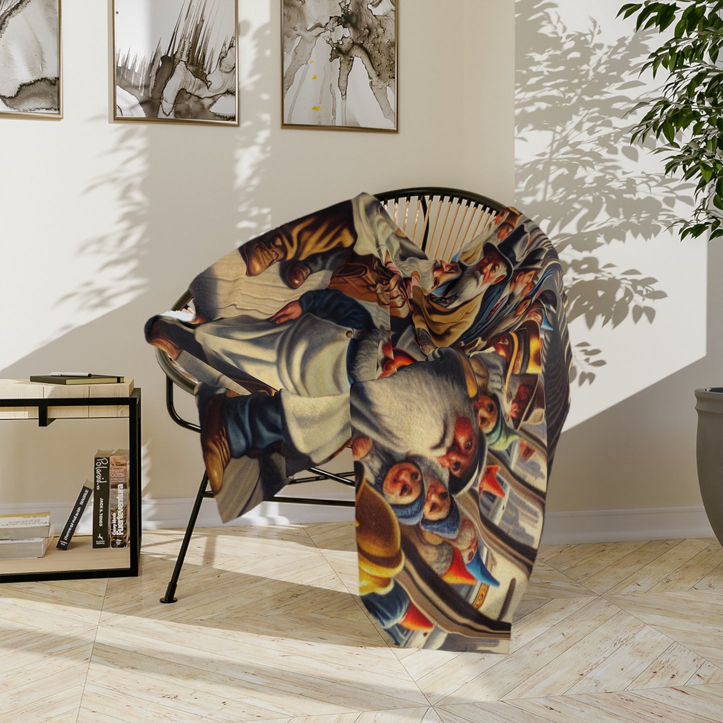 The Gnome-mute Home Velveteen Microfiber Blanket