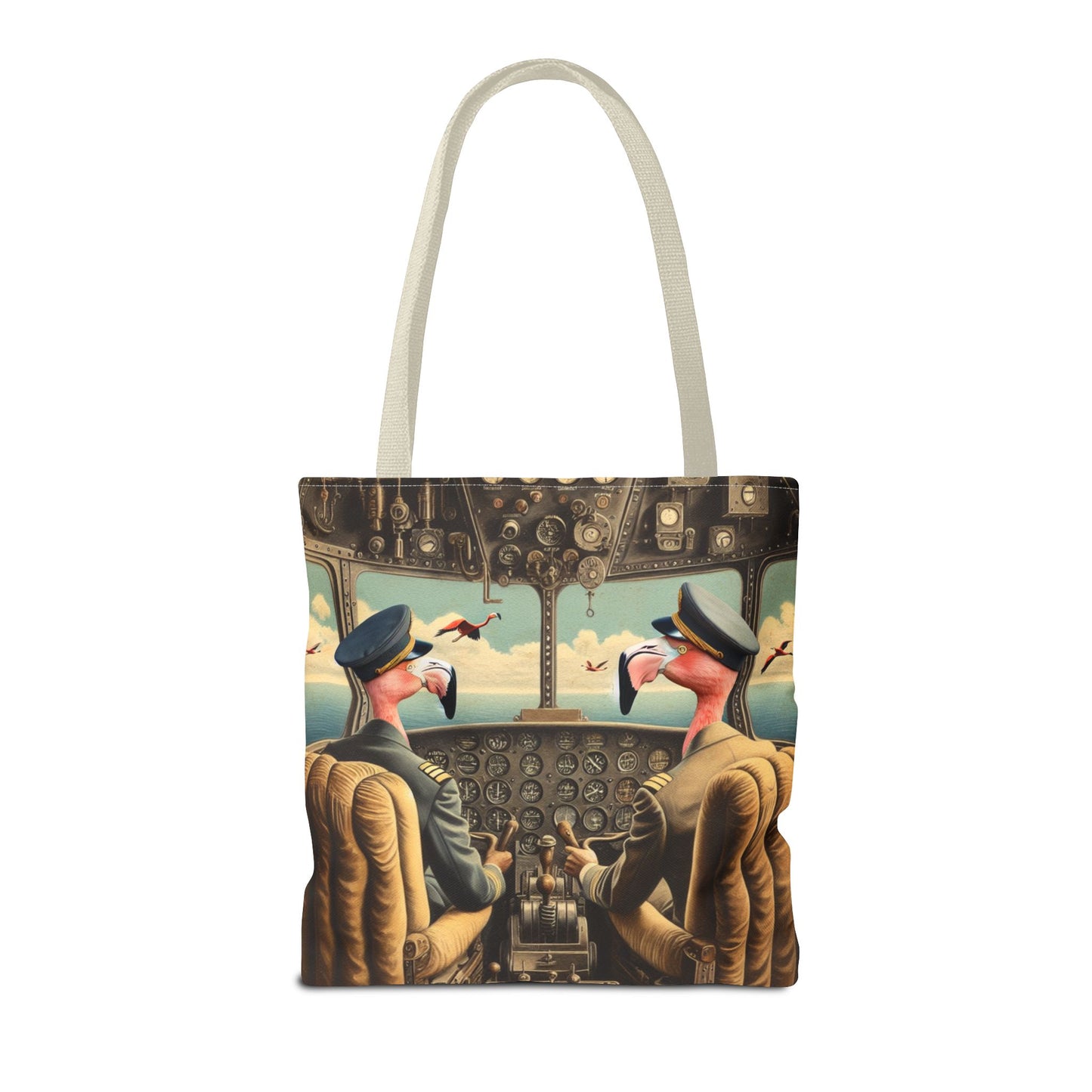 Flamingo Flight Deck Tote Bag