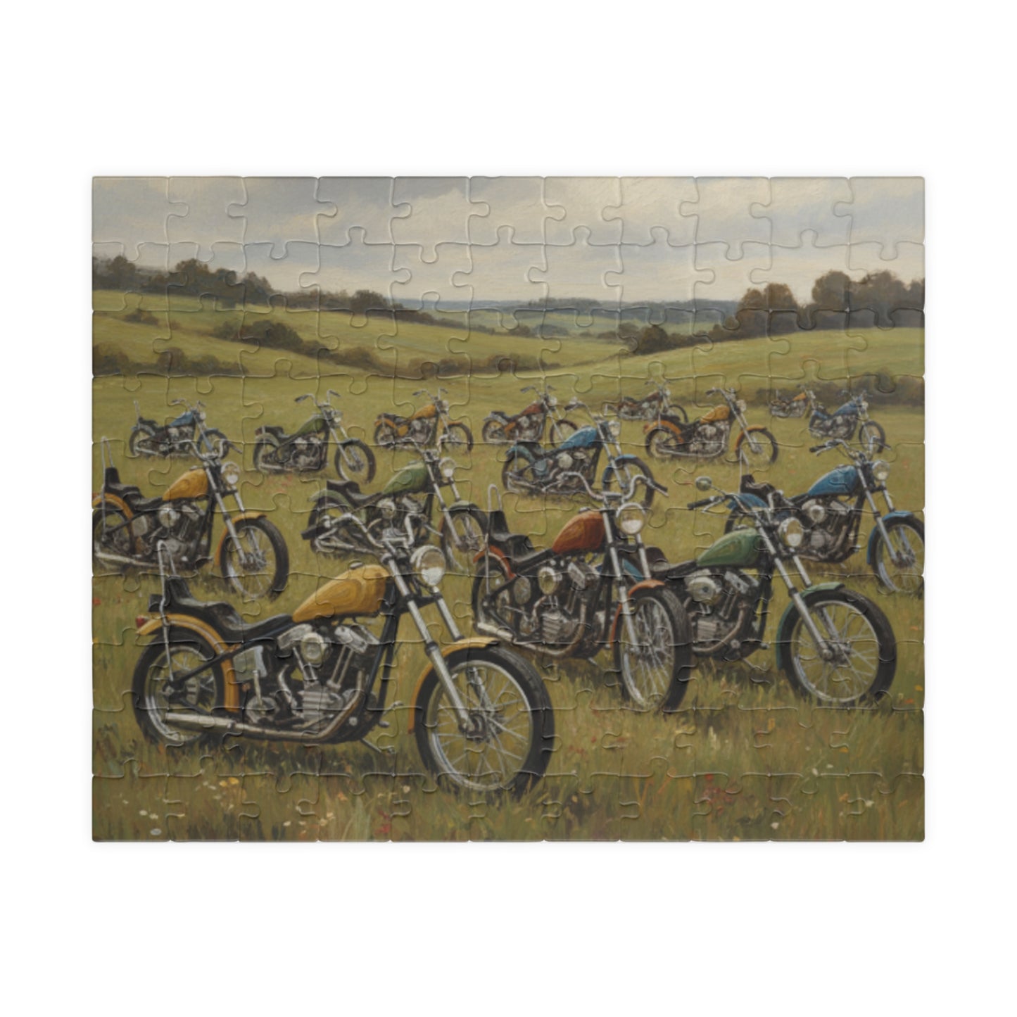Wild Motorcycles Puzzle (110, 252, 520, 1014-piece)