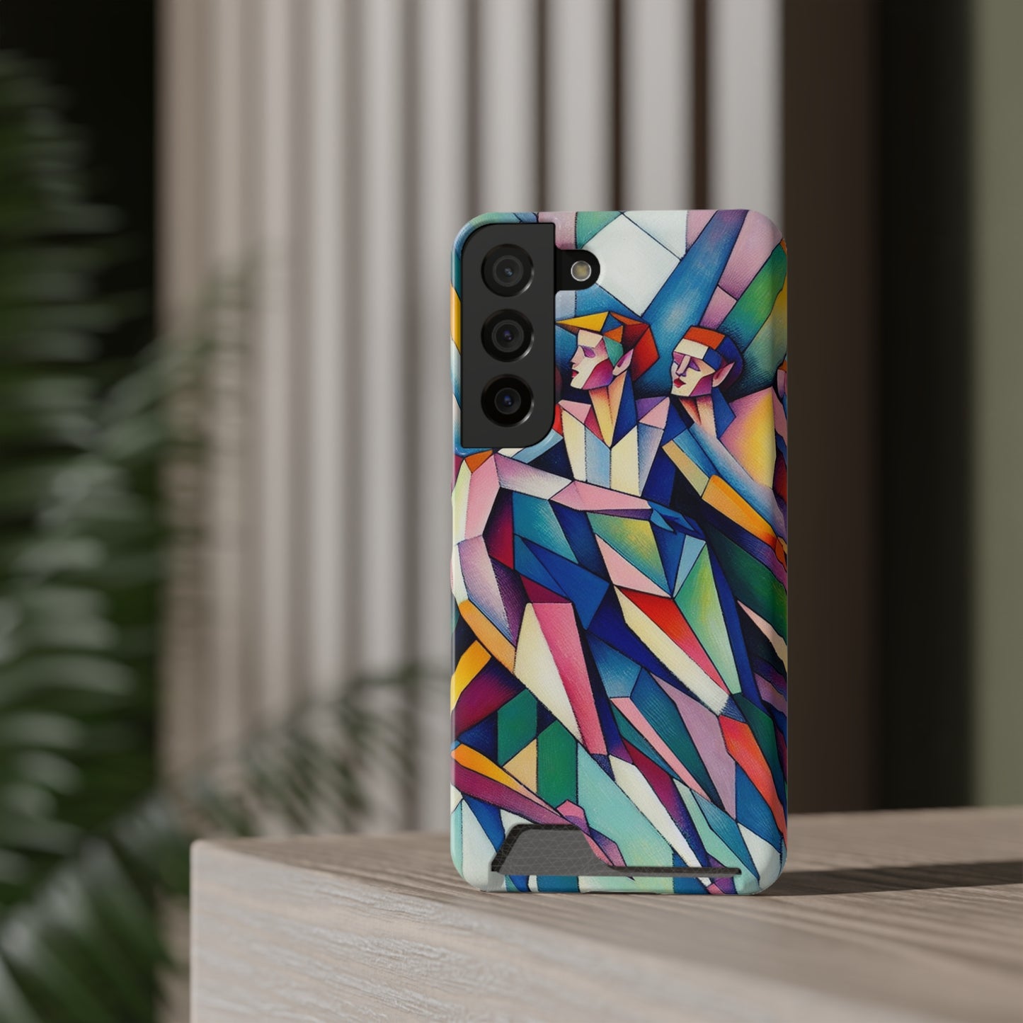 Picasso's Pixies Phone Case with Card Holder - GALAXY