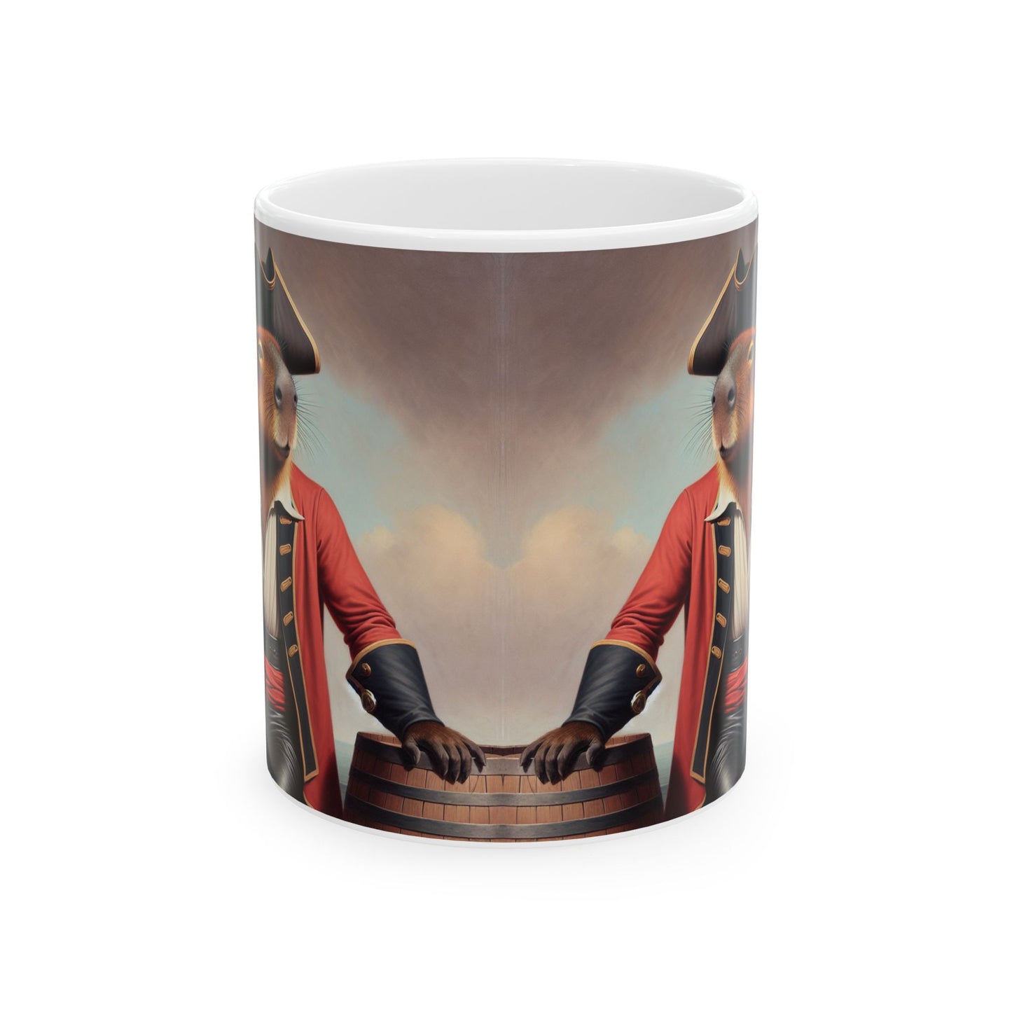 Captain Capybara Ceramic Mug