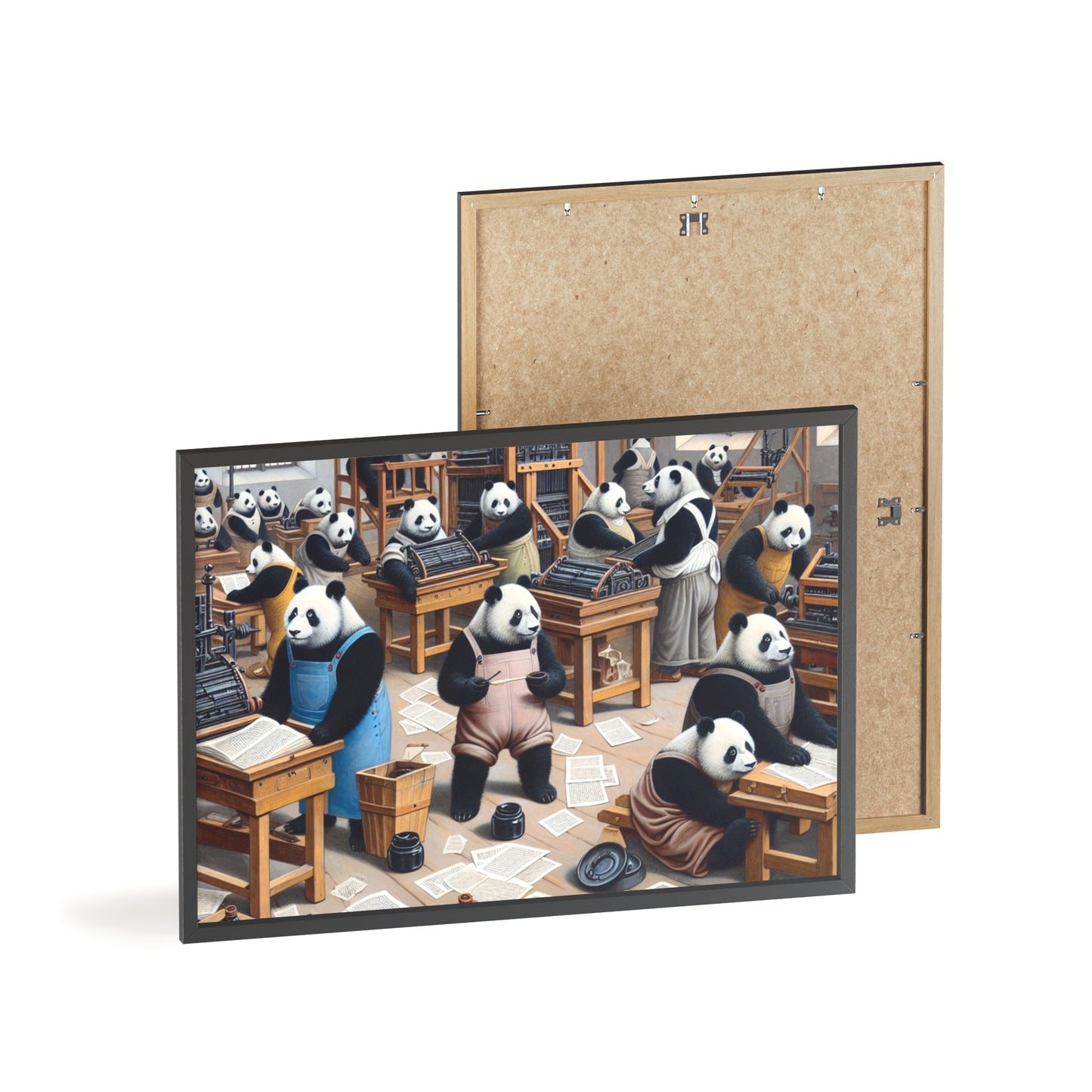 Framed Printing Pandamonium Poster