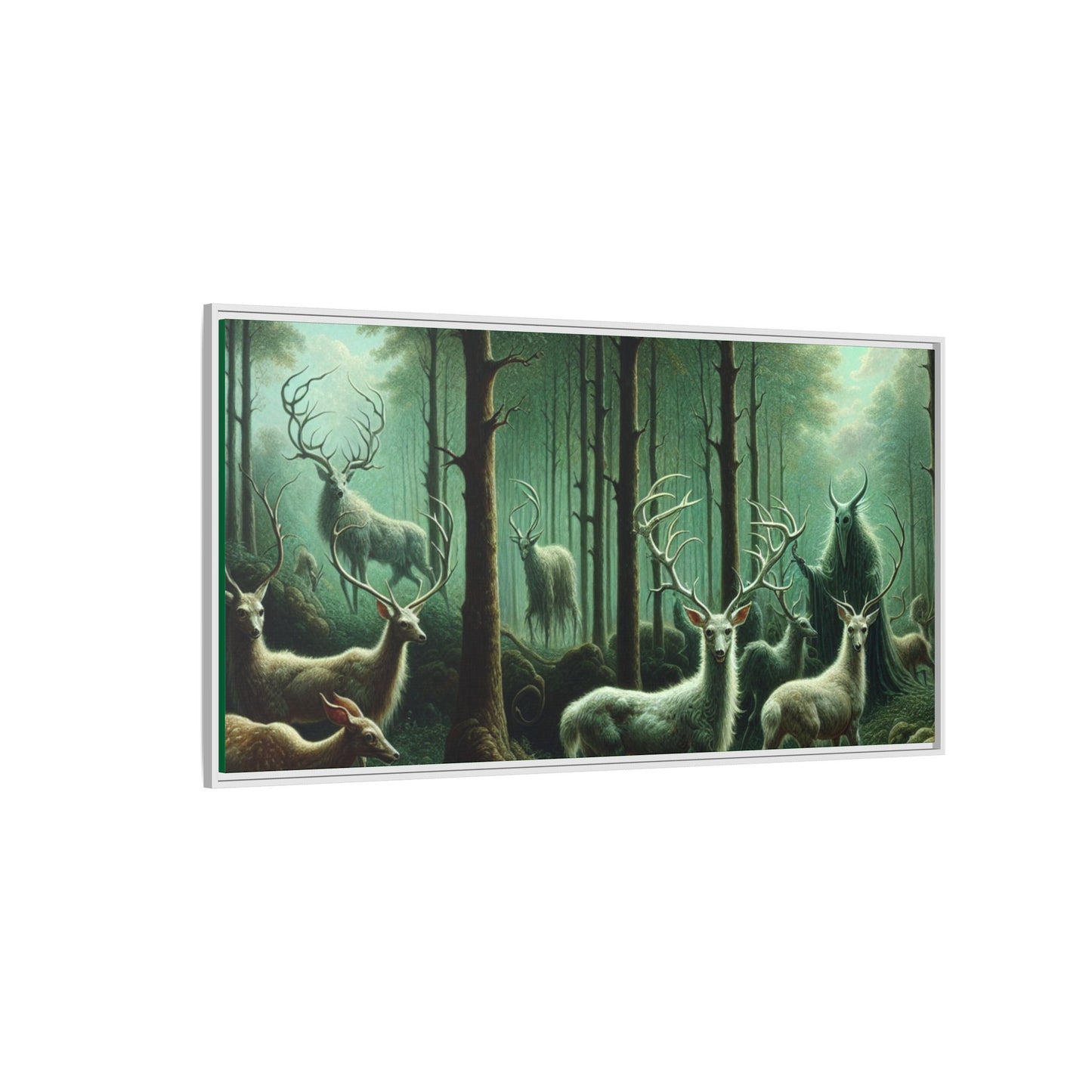Wendigo Shepherd Canvas, Framed (Multi-color)