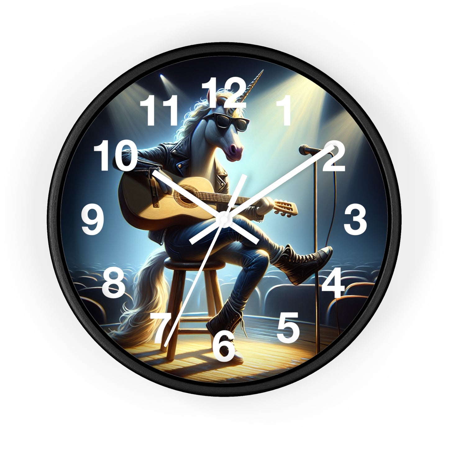 Unicorn Unplugged Wall Clock